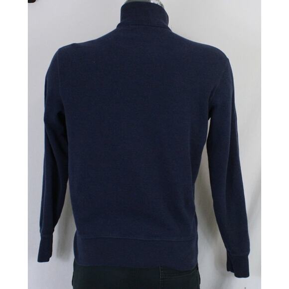 Polo Ralph Lauren Navy Lue White Pony Full Zip Performance Knit Sweater Jacket S - Picture 4 of 5